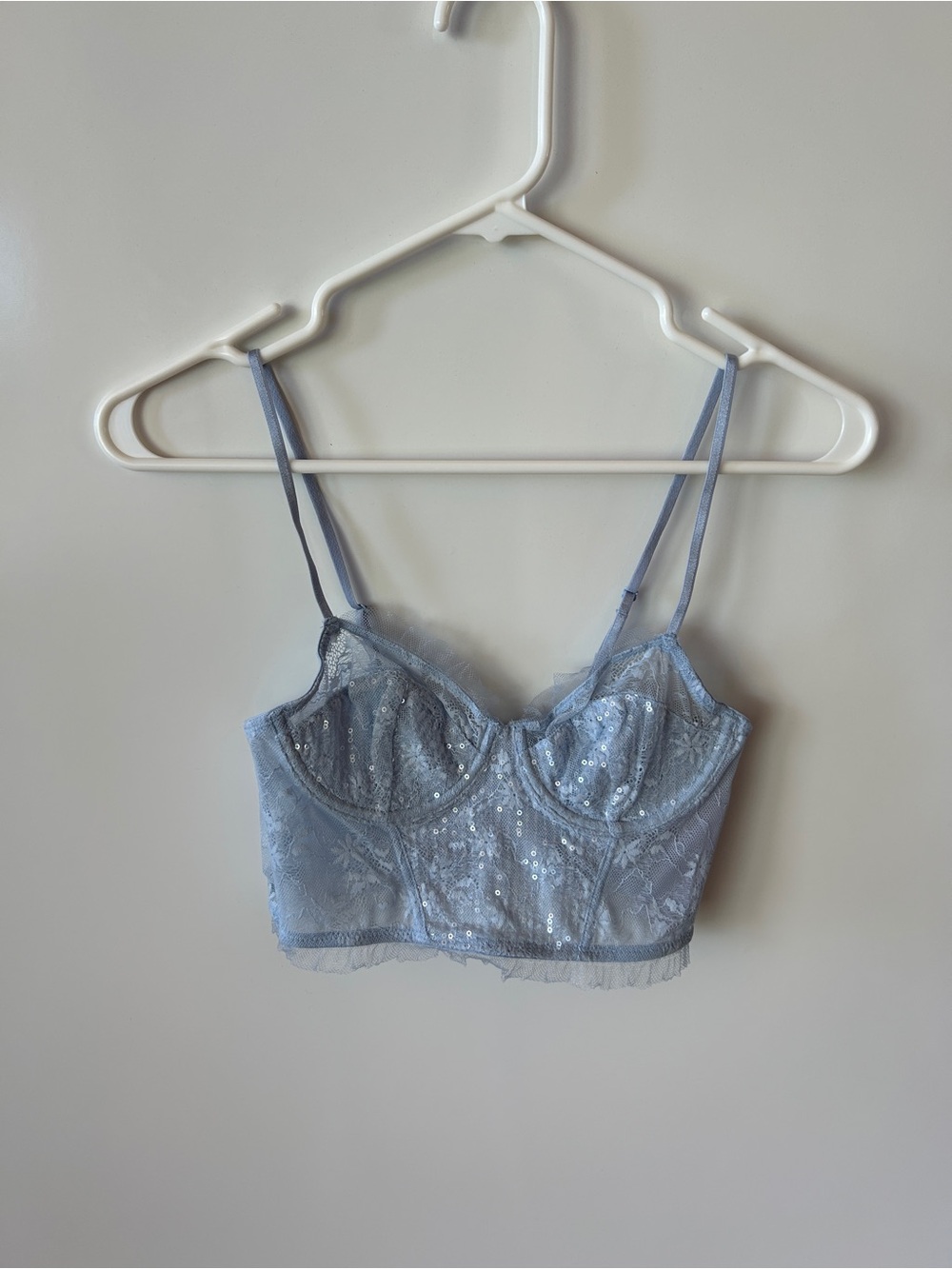 wild fable Light Blue Lace Sequin Bralette
BXZ